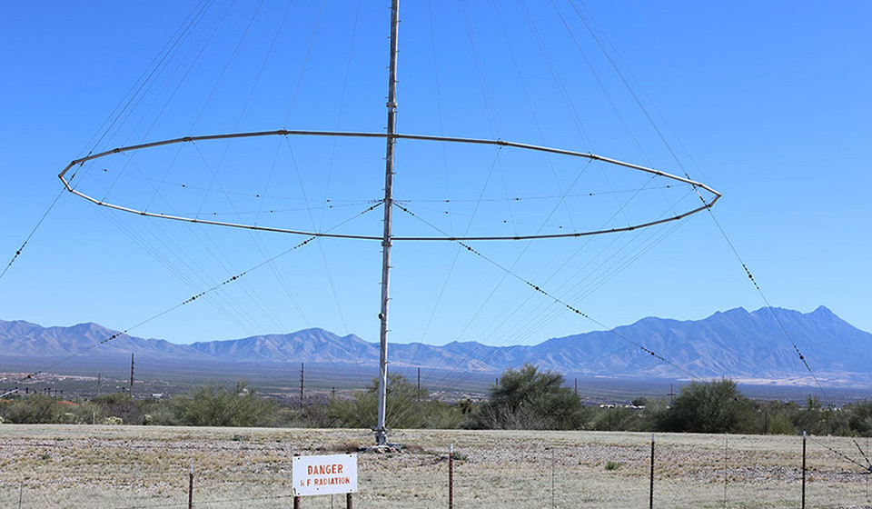 Antenna outside the Titan Missile Museum